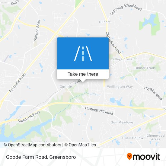 Goode Farm Road map