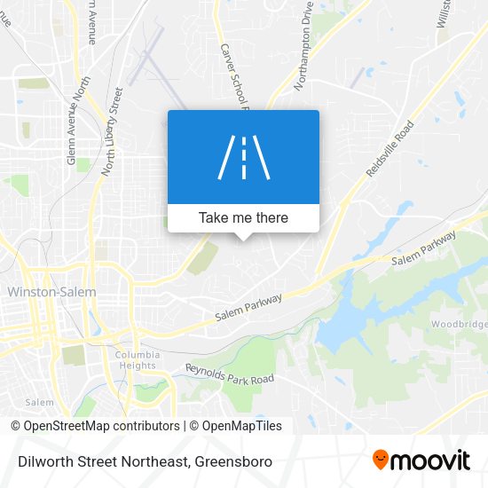 Dilworth Street Northeast map