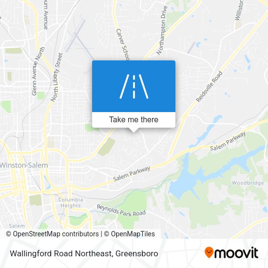 Mapa de Wallingford Road Northeast