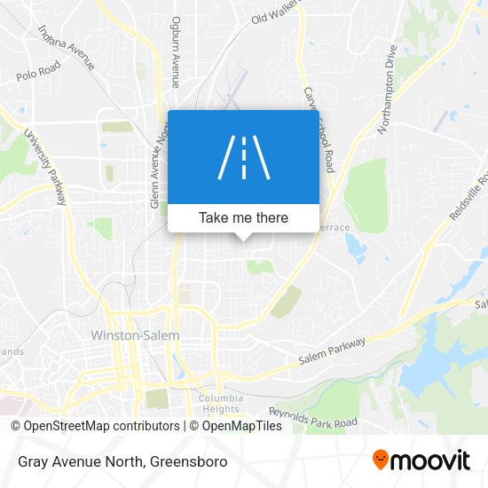 Gray Avenue North map