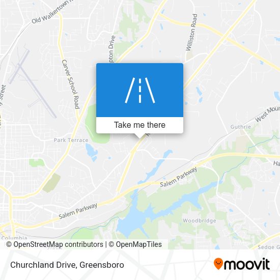 Mapa de Churchland Drive