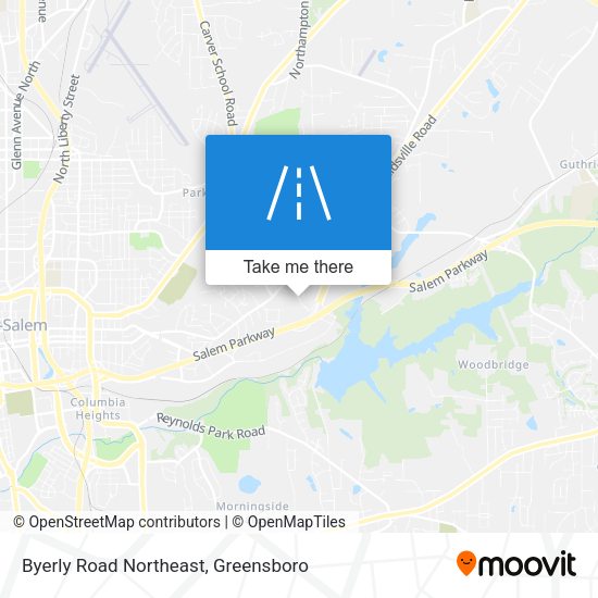 Byerly Road Northeast map
