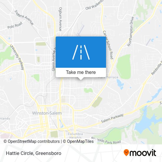 Mapa de Hattie Circle