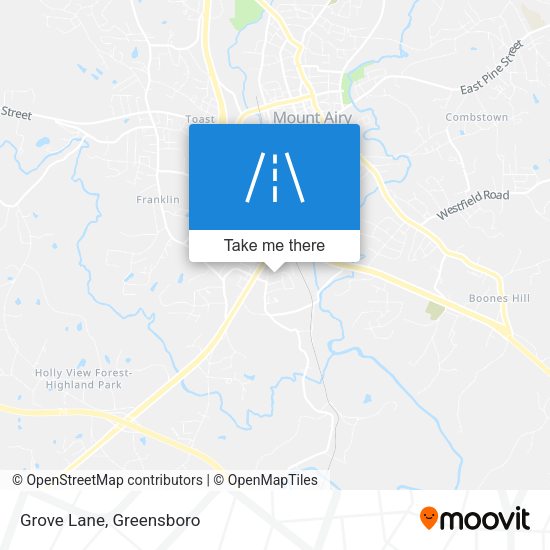 Mapa de Grove Lane