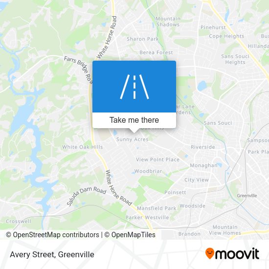 Mapa de Avery Street