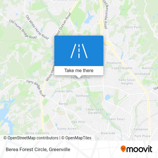 Mapa de Berea Forest Circle
