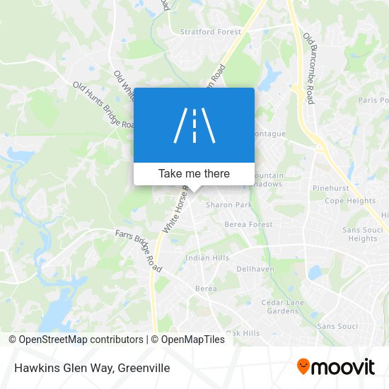 Hawkins Glen Way map