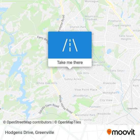 Mapa de Hodgens Drive