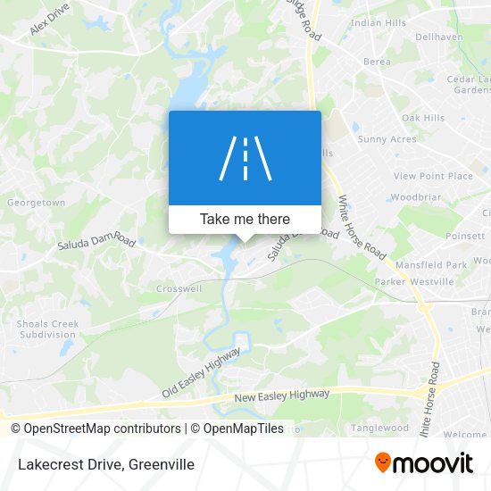 Lakecrest Drive map