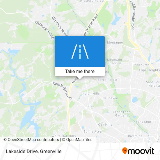 Lakeside Drive map