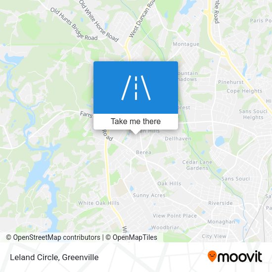Mapa de Leland Circle