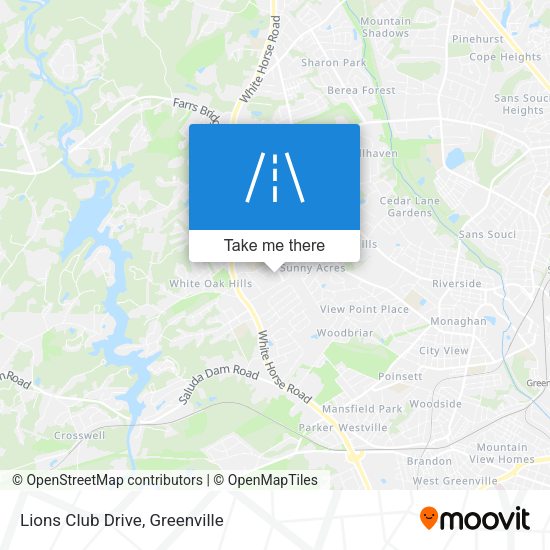 Lions Club Drive map