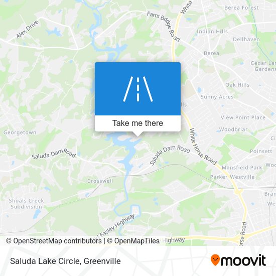 Mapa de Saluda Lake Circle