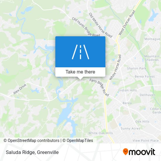 Mapa de Saluda Ridge