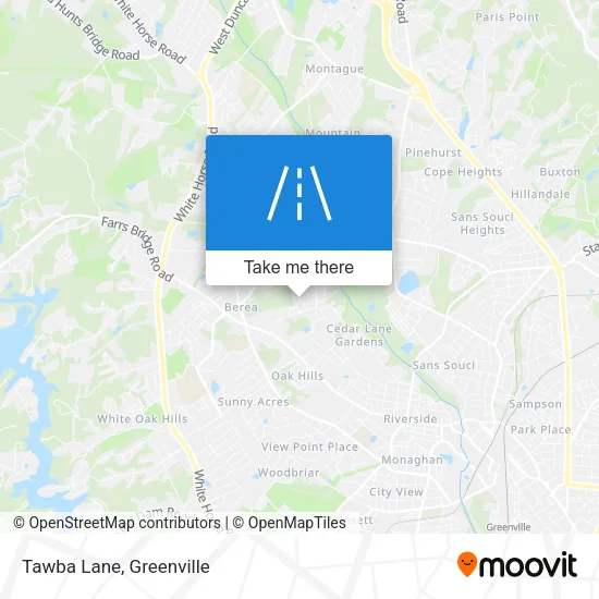 Tawba Lane map