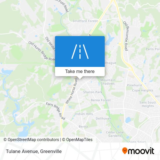 Mapa de Tulane Avenue