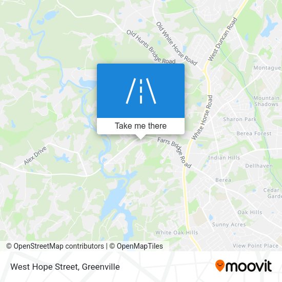 West Hope Street map