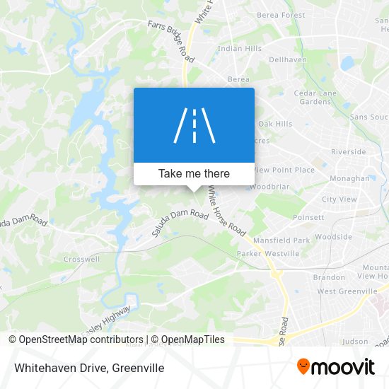Mapa de Whitehaven Drive