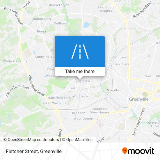 Fletcher Street map
