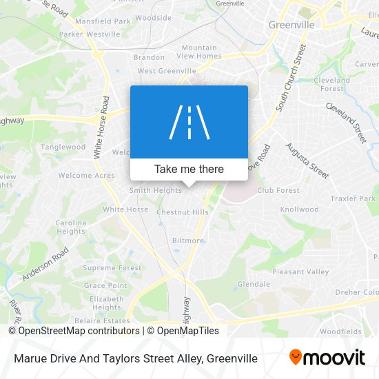 Marue Drive And Taylors Street Alley map