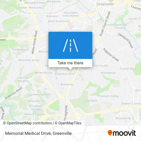 Memorial Medical Drive map