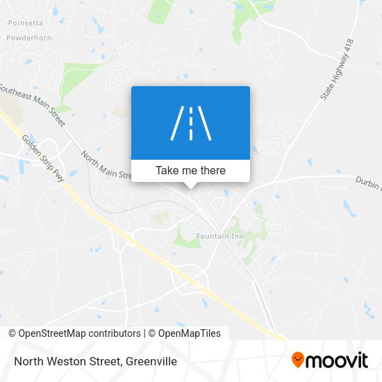 Mapa de North Weston Street