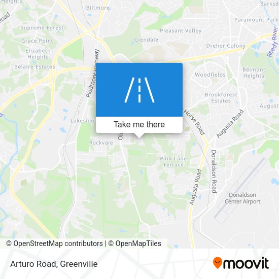 Mapa de Arturo Road