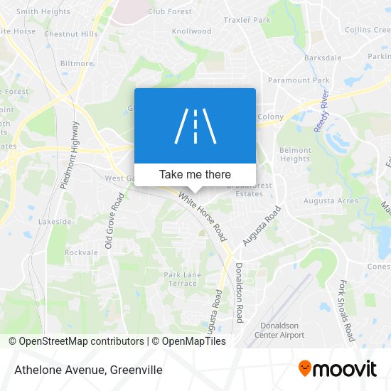 Athelone Avenue map