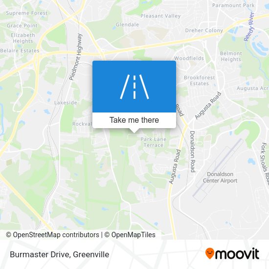 Burmaster Drive map