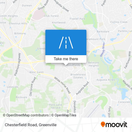 Chesterfield Road map