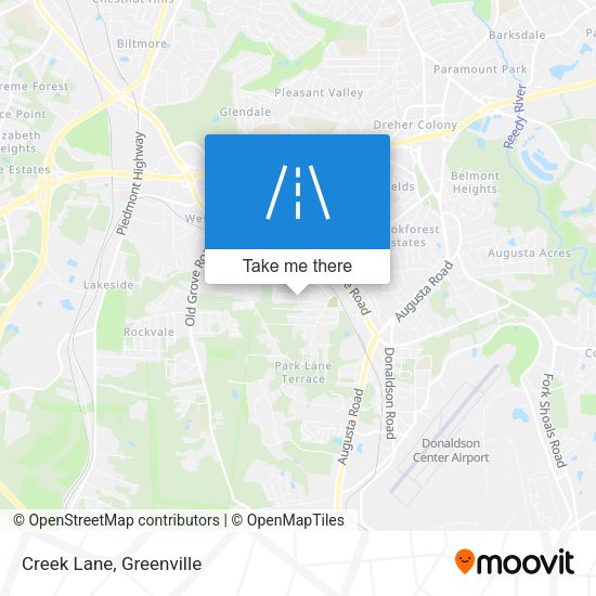 Mapa de Creek Lane