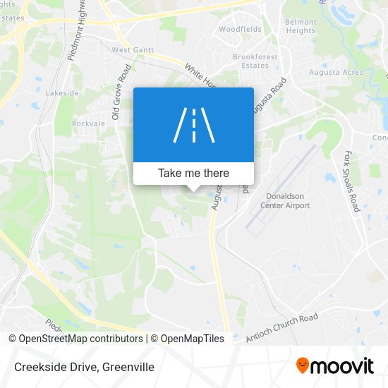 Creekside Drive map
