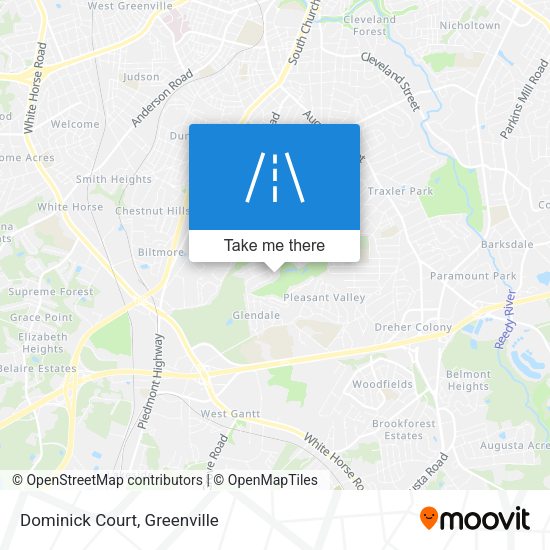 Mapa de Dominick Court