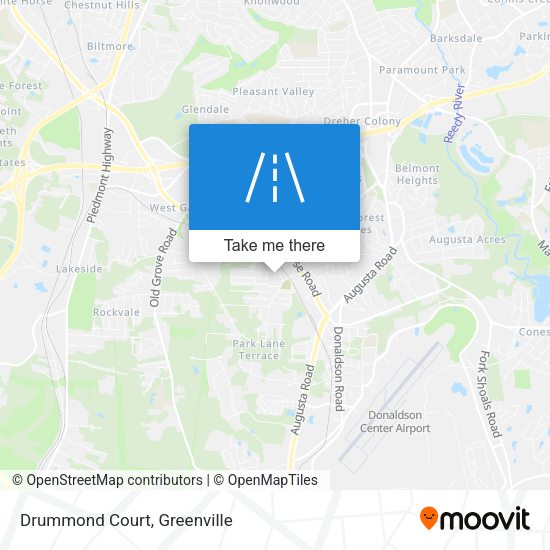 Mapa de Drummond Court
