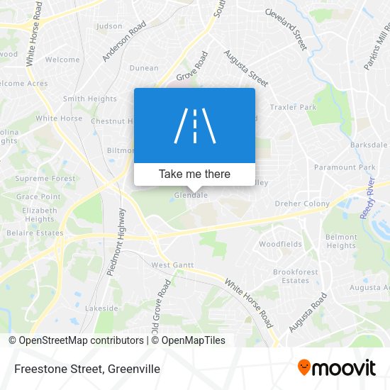 Mapa de Freestone Street