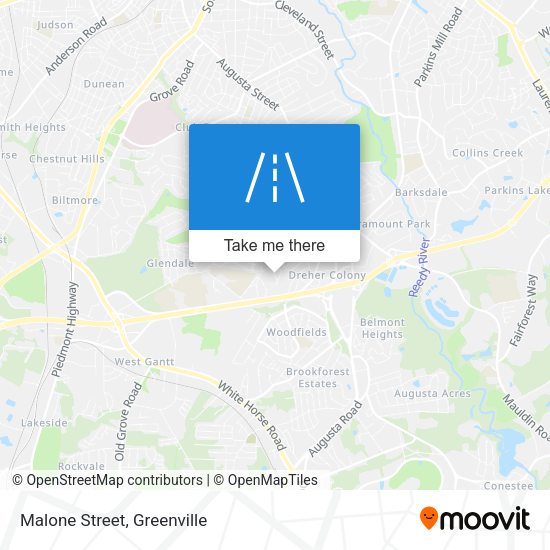 Mapa de Malone Street