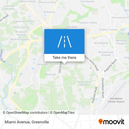 Mapa de Miami Avenue