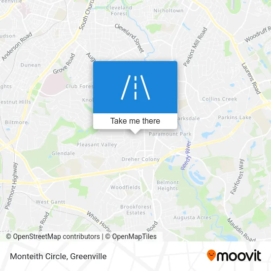 Mapa de Monteith Circle