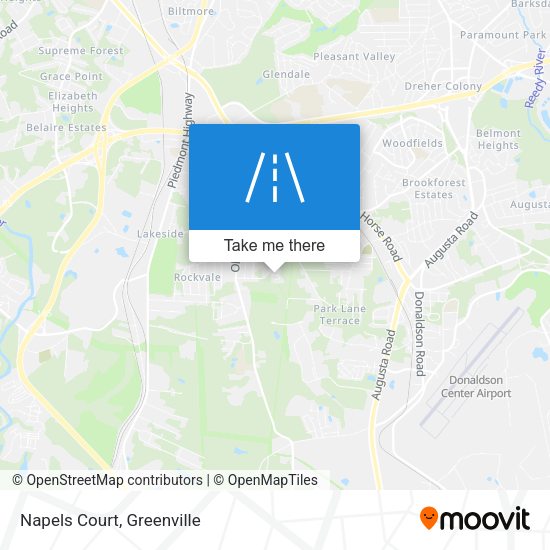 Mapa de Napels Court