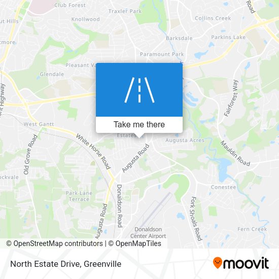 Mapa de North Estate Drive