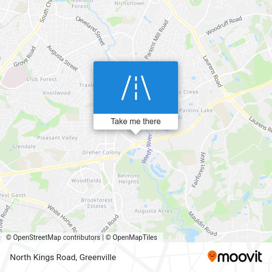 Mapa de North Kings Road