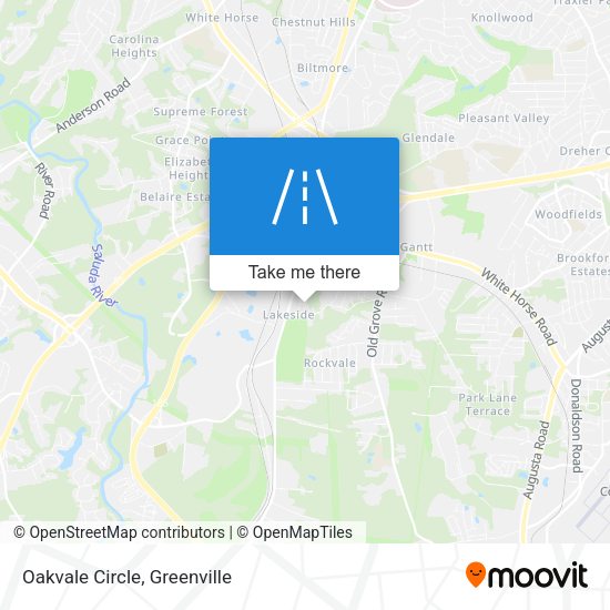 Oakvale Circle map