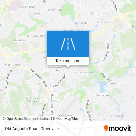Mapa de Old Augusta Road