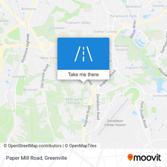 Paper Mill Road map