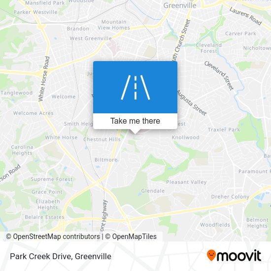 Mapa de Park Creek Drive