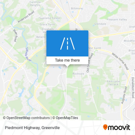 Piedmont Highway map
