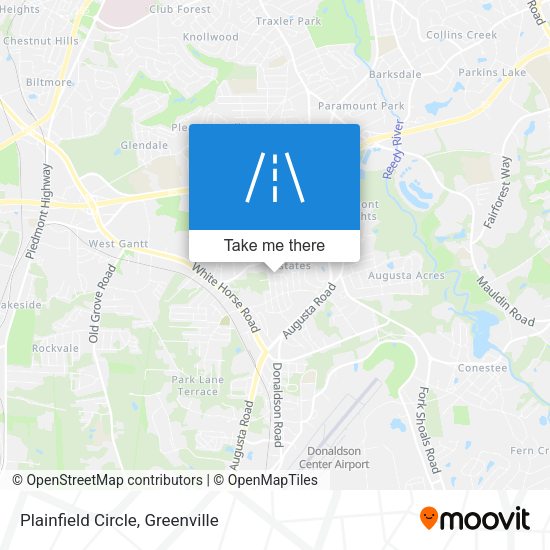 Mapa de Plainfield Circle