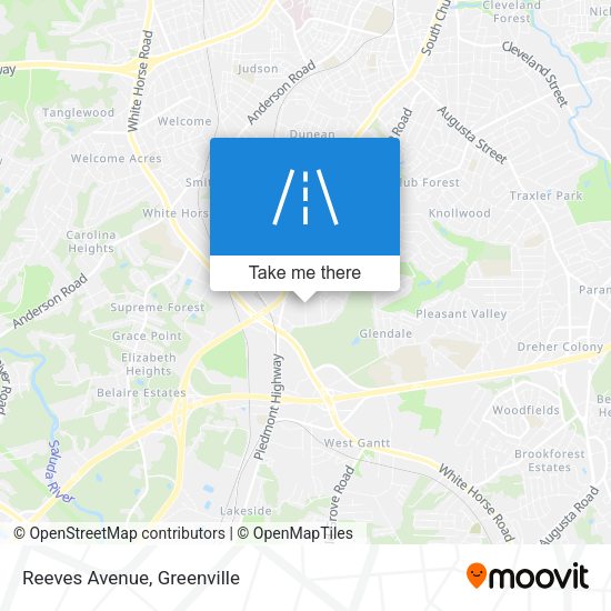 Mapa de Reeves Avenue