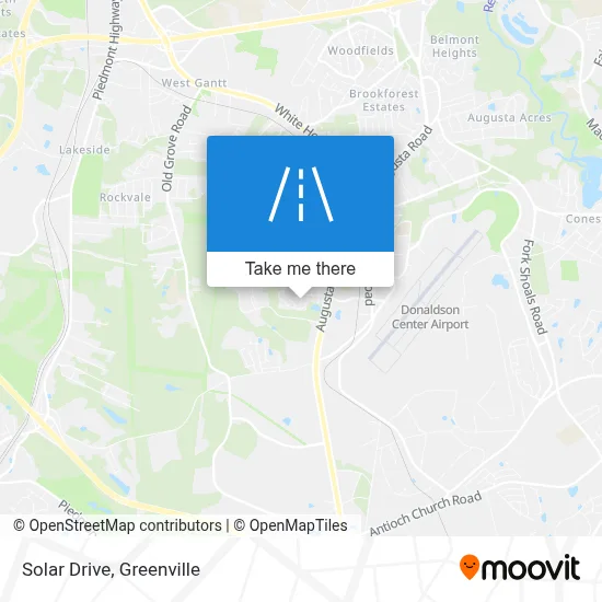 Solar Drive map