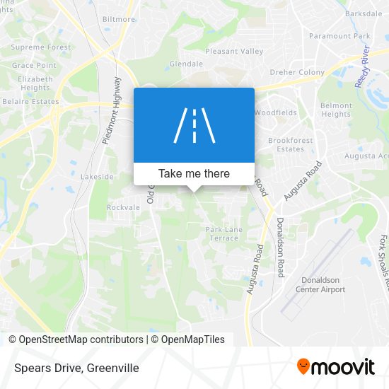 Mapa de Spears Drive